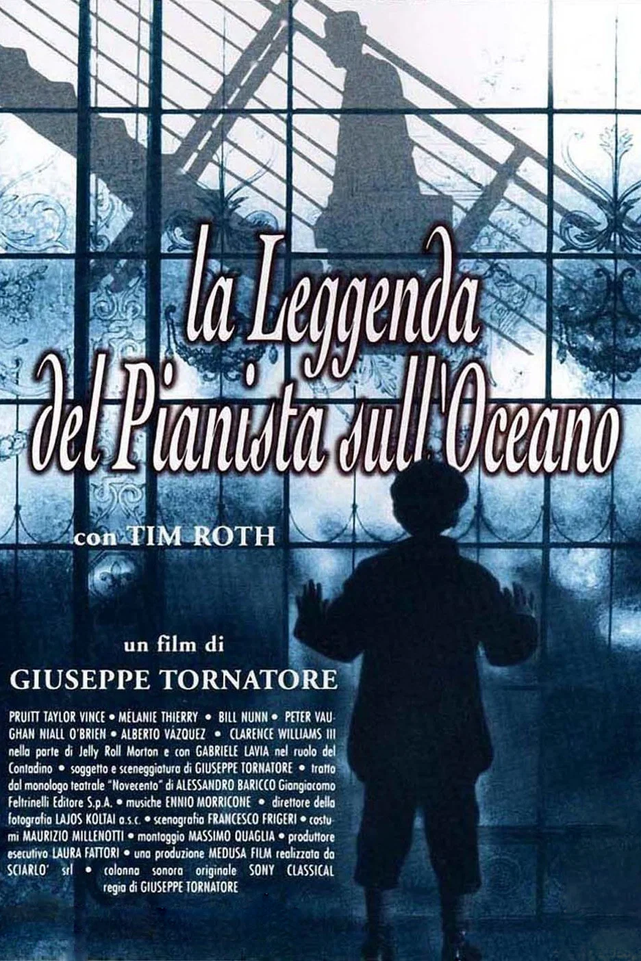 Locandina del film La leggenda del pianista sull’oceano